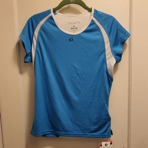Pearl Izumi Blue and White Top